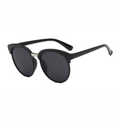 Big Black Retro solbriller sort