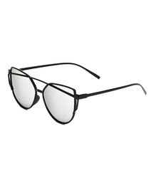 Retro solbriller Black Mirror Glass + Senile String