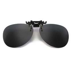 Clip-on Aviator solbriller pilot briller sorte