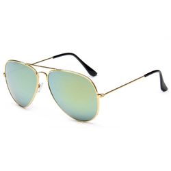 Solbriller pilot guld spejl glas