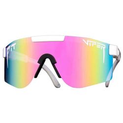Pit Viper Solbriller The Miami Nights Transparent Mirror Smoke Clear Fade/CAT2 Mand