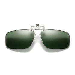 Flip Up Metal Clip-on solbriller Flip Up Green
