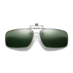 Flip Up Metal Clip-on solbriller Flip Up Green