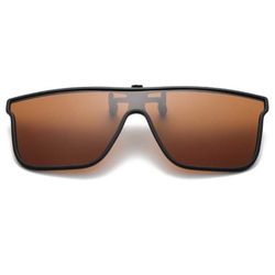 Sport Clip On Solbriller Flip Up Brown