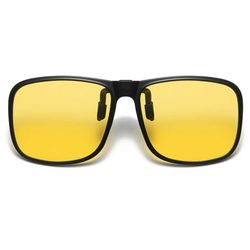 Flip Up Solbriller Clip-On Night Vision Gul