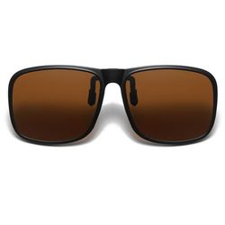 Flip Up Solbriller Clip-On Brun