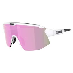 Bliz Breeze Padel Edition Solbriller Til Børn Hvid Brown With Rose Multicoating/CAT3+Clear/CAT0