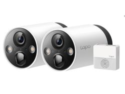 TP-Link Tapo C420S2, IP-sikkerhetskamera, Inne & Ute, Trådløs, Vegg, Hvit, Lyspære