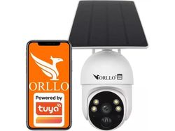 ORLLO IP-kamera Trådløst 4G LTE roterbart IP-kamera med solcellepanel Orllo TZ1 PRO