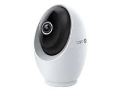 TP-Link Tapo C260, IP-sikkerhetskamera, Innendørs, Trådløs, Amazon Alexa & Google Assistant, Tak/vegg/skrivebord, Hvit