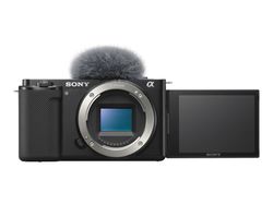 Sony a ZV-E10 - Digitalkamera - speilløst - 24.2 MP - APS-C - 4K / 30 fps - kun hus - Wireless LAN, Bluetooth - svart