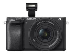 Sony a6400 ILCE-6400 - Digitalkamera - speilløst - 24.2 MP - APS-C - 4K / 30 fps 16-50 mm Power Zoom-linse - Wi-Fi, NFC, Bluetooth - svart
