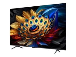 TCL 65C655 - 65" Diagonalklasse (64.5" synlig) - C655 Series LED-bakgrunnsbelyst LCD TV - QLED Pro - Smart TV - Google TV - 4K UHD (2160p) 3840 x 216