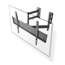 Nedis Full Motion TV Veggfeste | 32 - 70 " | Maximum skjerm vekt: 40 kg | Tiltbar | Roterbar | Minimum vegg avstand: 80 mm | Maksimum vegg avstand: 52