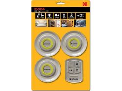 Kodak 3x lamper Trådløse lamper Fjernkontroll Timer Kodak Home 130