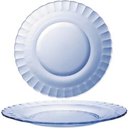 Duralex tallrik PICARDIE MARINE blå 230 x 20 mm - set om 6 st.