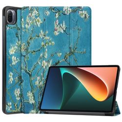 Slim Fit Deksel Til Xiaomi Pad 5 - Sleep/Wake Up - Plum Blossom