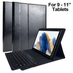 Black Leather Case & Black Bluetooh Keyboard for Xiaomi Pad 7 11.2″