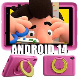 Blackview Tab A5 Kids Touch Tablet för barn Android 14 8" HD+, 9 + 64GB / SD 1TB 5100mAh Educational, Parental Control - Rosa