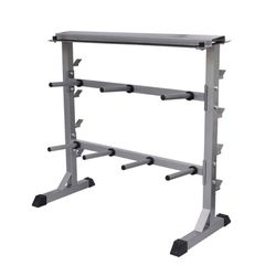 vidaXL Dumbbell vektstangstativ