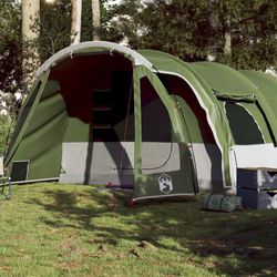 vidaXL Tunneltelt for camping 8 personer grønn vanntett