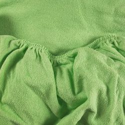 Stræklagen 90x200 frotté NO PILLING Fleshy Green Polish