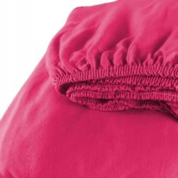 Dra-på-lakan 120 x 200 Jersey SLIM FIT Andningsbart Rosa PL