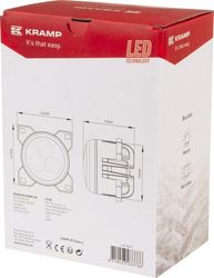 LED-arbetslampa för Claas, Case IH, Fendt, Lindner, Massey Ferguson, Steyr, Valtra, Valmet, rund 42W 4200lm 10/30V