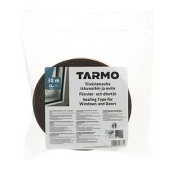 Tetningslist for vinduer og dører P-profil 30 m brun – selvklebende