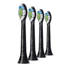 HX6064/11 Sonicare W2 Optimal White Standard soniske tannbørstehoder 4-pakning svart