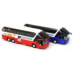 Buss med ljud och ljus Röd