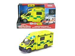 Majorette Mercedes-Benz Ambulans med ljud och ljus