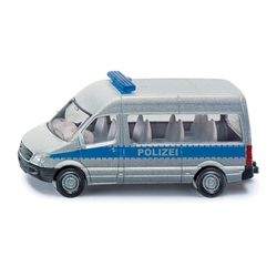 Leksaksbilar Bilar Cars SIKU Micki Metall Polis Van buss Silver 0804
