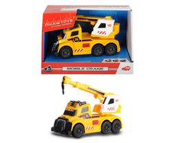 Leksaker Leksaksbil Cars Bilar Fordon Kranbil Crane Ljus & Ljud Gul 15cm