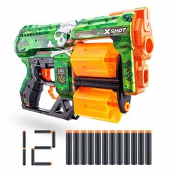 Zuru X-Shot Skins Dread-farge, grønn