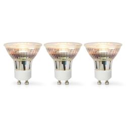 Nedis LED pære GU10 | Spot | 4.5 W | 345 lm | 2700 K | Varm Hvit | Retro Style | 3 stk