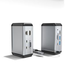 INF 12-i-1 USB-C-hubadapter med HDMI, VGA, Ethernet og mer