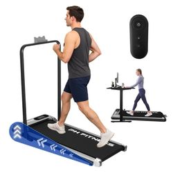 PH Fitness Løbebånd B3F – Foldbart WalkingPad med gelænder & mobilholder – Fjernbetjening, manuel hældning & FitShow App – 1–8 km/t, 100 KG – Kompakt