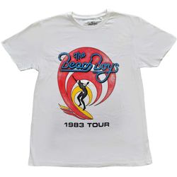 The Beach Boys Unisex vuxen surfare ´83 Vintage bomulls-T-Shirt för vuxna