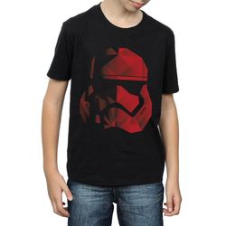 Star Wars: The Last Jedi Boys Cubist Stormtrooper Helmet Cotton T-Shirt