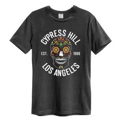 Amplified Unisex vuxen blommig dödskalle Cypress Hill T-Shirt