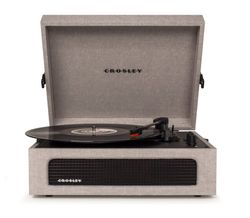 Crosley Voyager Skivspelare Tvåvägs Bluetooth (Grå)