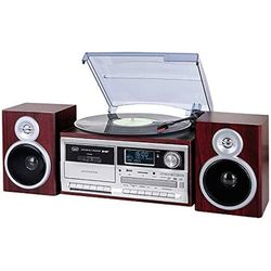 Vinyl skivspelare - TREVI - TT 1072 - CD/MP3-spelare - DAB-radio - USB/SD-inspelning