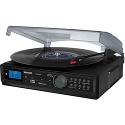 Plattspelare - SENCOR - STT 212U - Bluetooth - Vinylskanning - Inbyggda högtalare
