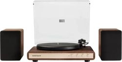 Crosley C65 platespiller med høyttalere, valnøtt