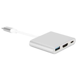 3-i-1 USB-C multiportadapter, HDMI, USB C, USB A