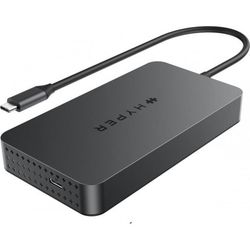 HyperDrive Next Dual 4K HDMI 7-port USB-C-hub, midnattsblå