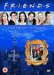 Friends: Series 1 DVD (2000) Jennifer Aniston, Bright (DIR) Cert 12 3 Discs Pre-Owned Region 2