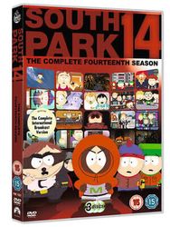 South Park: Series 14 DVD (2012) Trey Parker Cert 15 3 Discs Pre-Owned Region 2