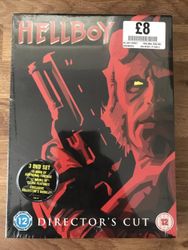 HELLBOY DIRECTOR'S CUT 3 DISC BOXSET SET DVD 2004 MOVIE FILM Region 2 Brand New